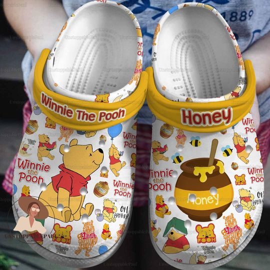 Discover Winnie The Pooh Shoes, Pooh And Friends Sandals, Honey Pooh Bear Shoes, Pooh Bear Sandals, Pooh Disney Women Shoes, Halloween Gift