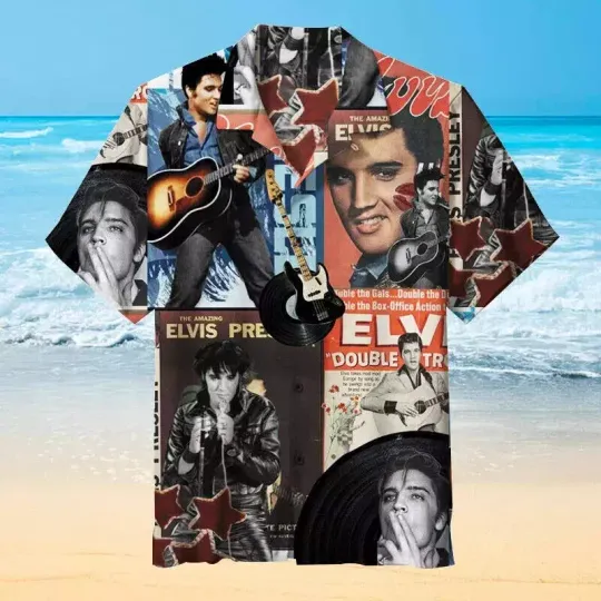 NEW!! Elvis Presley 04 - Unisex Hawaiian Shirt, Gift For Men and Women