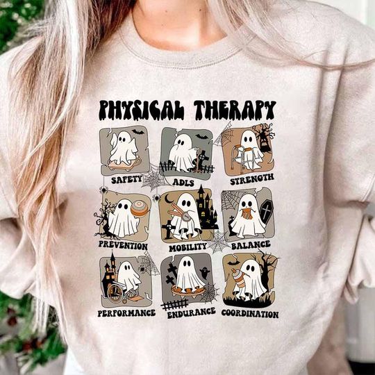 Discover Physical Therapy Halloween Sweatshirt, PT Halloween Shirt, Spooky PT