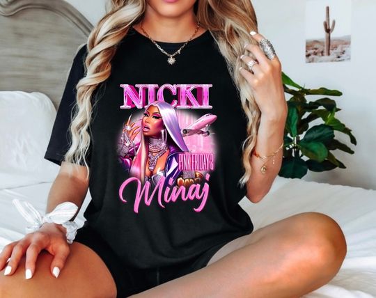 Nicki Minaj pink Friday 2 merch | Nicki Minaj concert merch | Nicki Minaj Gag City | Nicki Minaj queen | Nicki Minaj tee shirt | Pink friday