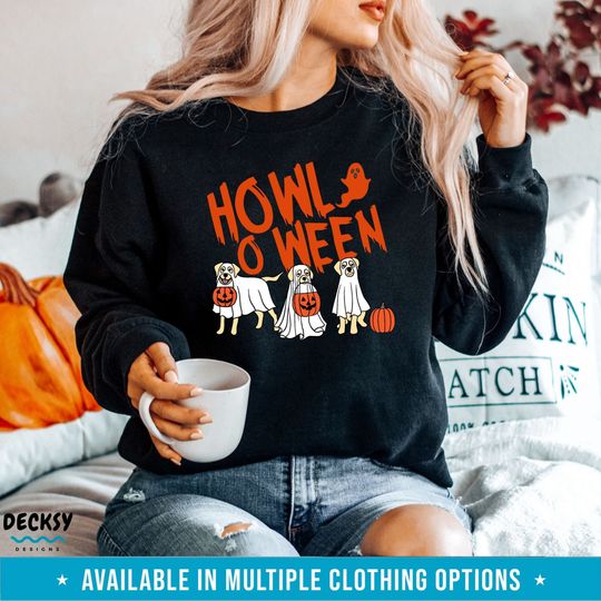Discover Halloween Dog Sweatshirt, Labrador Retriever Shirt, Lab Mom Halloween Gift