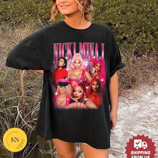 Nicki Minaj Graphic Shirt, Pink Friday 2, Gag City Girl Shirt, Lewinsky Airbrush Shirt, Gag City Tour 2024 Shirt, Barbs Tee