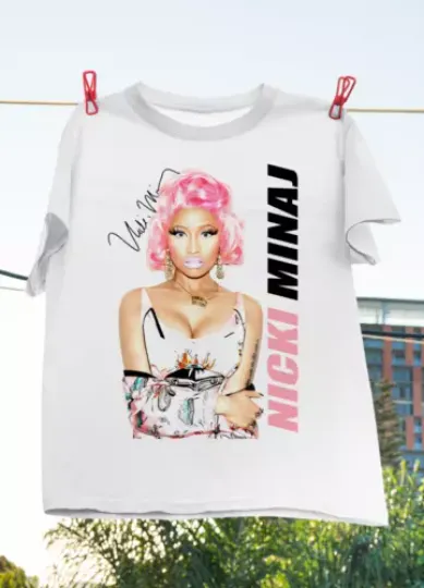 Nicki Minaj Gift Friend Cotton White Shirt Full Size Unisex