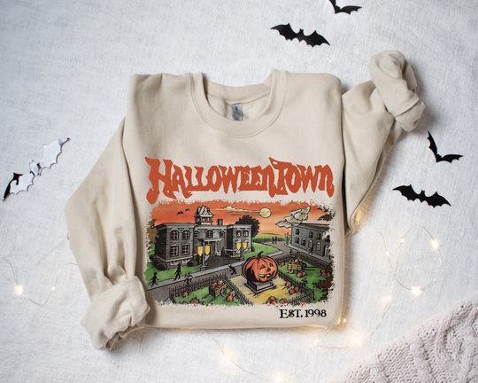 Discover Halloweentown 1998 Sweatshirt, Retro Halloween Sweatshirt