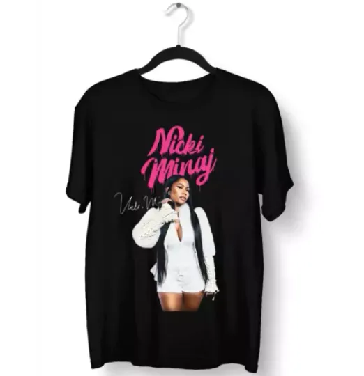 Nicki Minaj Gift For Fan Cotton Black All Size Unisex T-Shirt