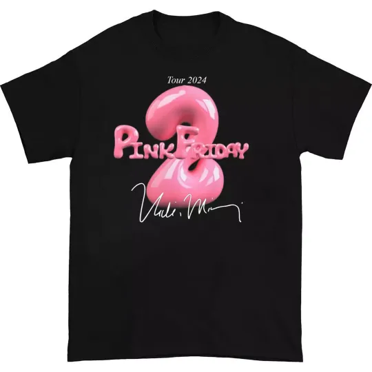 Rare Pink Friday Nicki Minaj Tour 2024 Collection Gift For Fan Unisex T-shirt