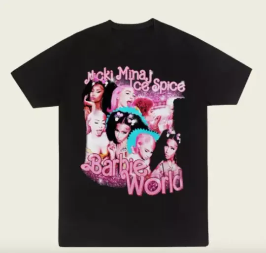 Nicki Minaj Ice Spice Barbie World Gift For Fan T-Shirt All Sizes