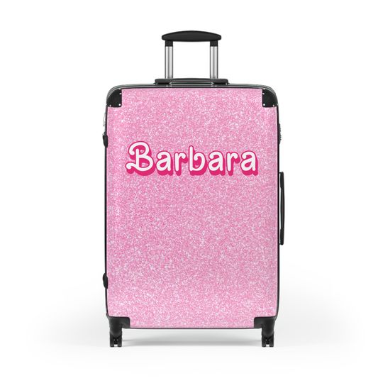 Custom Barbie Suitcase, Custom Barbie Luggage, Travel Bag