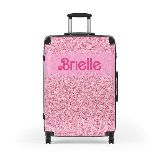 Custom Barbie Suitcase, Custom Barbie Luggage, Travel Bag