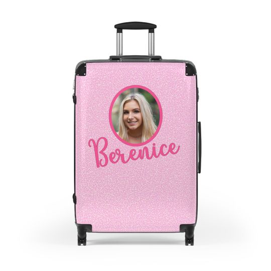 Custom Barbie Suitcase, Custom Barbie Luggage, Travel Bag