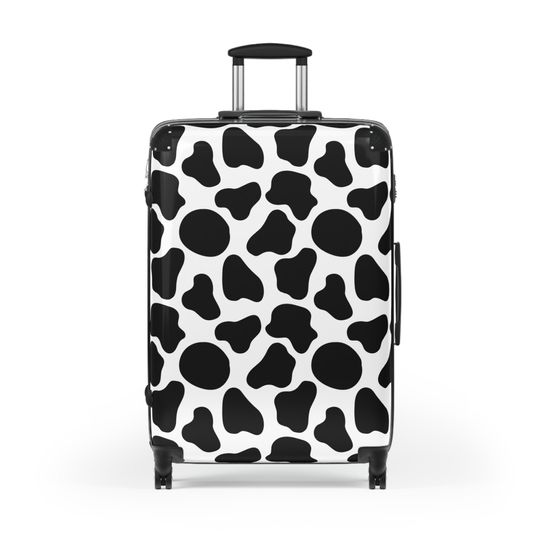 Cow Print Suitcase, Cow Print Luggage, Travel Bag