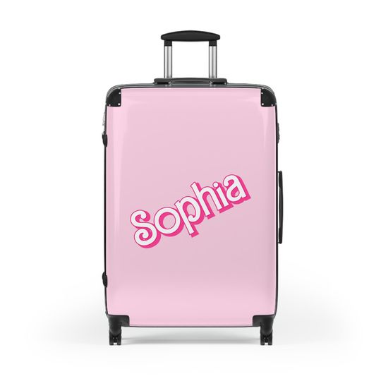 Custom Barbie Suitcase, Custom Barbie Luggage, Travel Bag