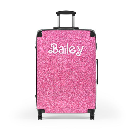 Custom Barbie Suitcase,Custom Barbie Luggage, Travel Bag