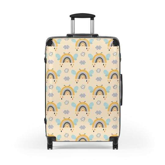 Discover Rainbow Suitcase, Rainbow Luggage, Travel Bag