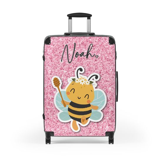 Discover Custom Bee Suitcase, Bee Luggage, Travel Bag
