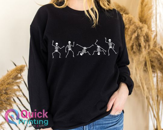 dancing skeleton sweatshirt, Halloween Skeleton, Dancing Skeleton Shirt