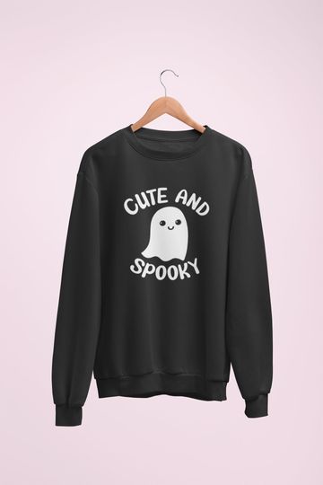 Discover Cute And Spooky Jumper / Cute Halloween Jumper, Ghost Sweater