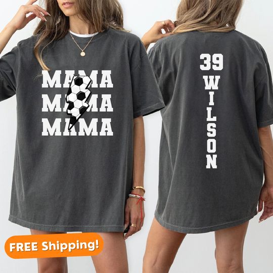 Comfort Colors Soccer Moms Shirt, Soccer Mom t shirt, soccer mom sweatshirt, mothers day gift, christmas gift for her, Sports Mom Gift