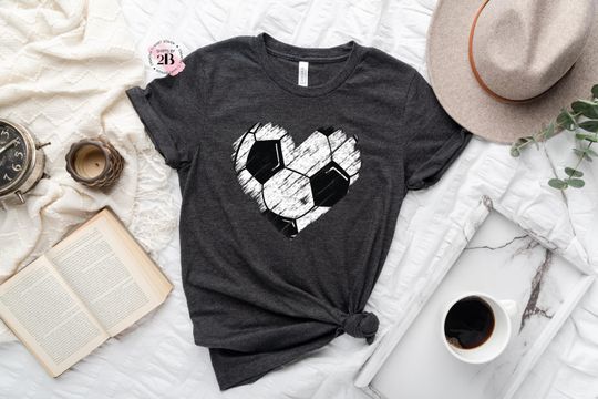 Discover Distressed Soccer Heart Shirt, Soccer Mom Shirt, Soccer Shirt, Soccer Ball Shirt, Game Day Shirt, Basketball Shirt, Football Shirt, Dad Tee
