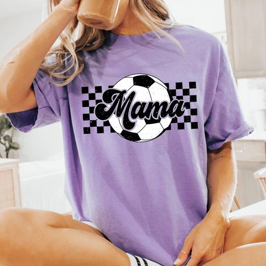 Discover Comfort Colors Retro Soccer Mama Shirt,Soccer Shirt, Sports Shirt,Trendy Retro Mom Shirt,Soccer Mom Shirt, Gifts for Mom,Happy Mother's Day