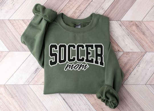 Discover Soccer Mom Sweatshirt, Game Day Sweatshirt, Soccer Mama Sweatshirt, Sports Mom Gifts, Gift For Soccer Mom, Game Day Shirt, Mother's Day Gift