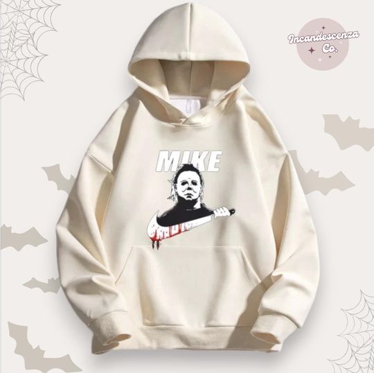 Halloween Michael Myers Hoodie Mike Hoodie Halloween Hoodie Spooky Season Hoodies Mike Myers Hoodie Mike Myers Halloween Jersey Men