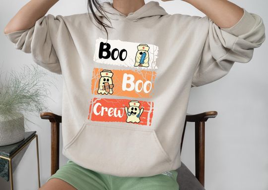 Discover Nurse Halloween Hoodie, Nurse Halloween Boo Boo Crew Hoodie, Halloween Costumes Nurse, Halloween Nurse Hoodie, Halloween Nurse Hoodie