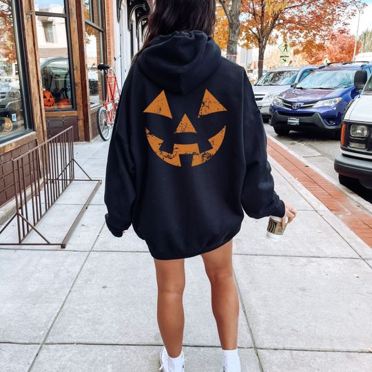 Discover Jackolantern Hoodie, Jackolantern Hoodie, Halloween Hoodie, Retro Halloween Hoodie, Fall Hoodie, Womens Halloween Hoodie, Halloween Costume
