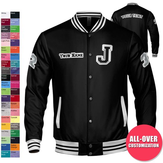 Custom LA Varsity Jacket - All-Season Light Weight, Los Angeles,Adult Unisex Football jacket,Bomber,Varsity,Bomber,Customized jacket,Team,