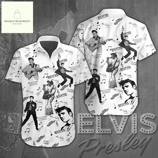 Elvis Presley Button Shirt, Elvis Presley Shirt, Elvis Hawaiian Shirt, Elvis Presley Button Down Shirt, Elvis Presley Hawaii Shirt