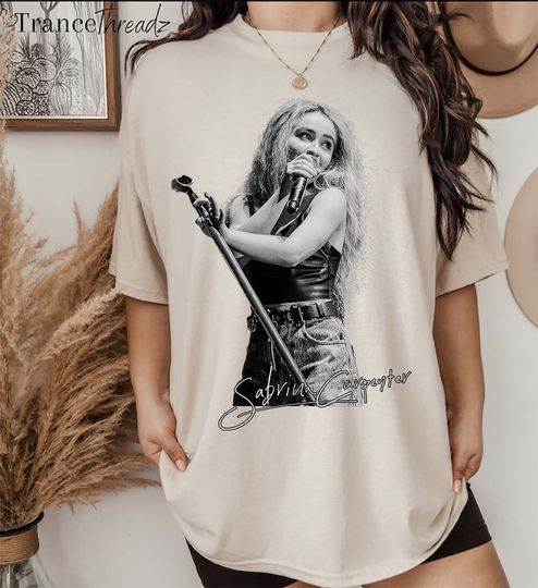 Discover Vintage Graphic Sab.Rina T-shirt, Comfort Color Sab.Rina Rock Music Tour 2024 Shirt, Retro Sab.Rina Bootleg 90s Hoodie