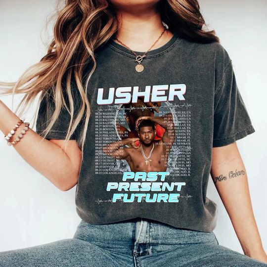 Discover Us.her Rapper shirt, Us.her Past Present And Future World Tour Shirt, Us.her Fan shirt, Us.her Tour Shirt, Us.her World Tour 2024 Shirt