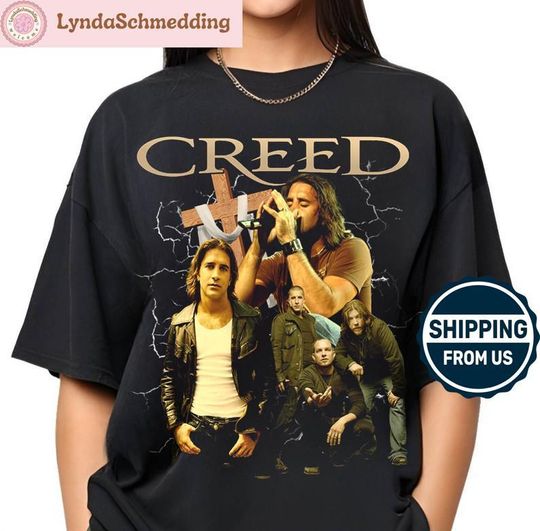 Discover Vintage Creed Graphic Comfort Colors, Creed Summer Of 99 Tour 2024 Concert Tee, Creed Concert Group Shirt, Music Lover Gift For Fan