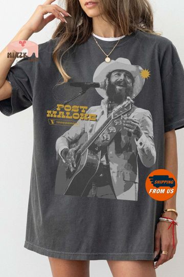 Discover Vintage Post Malone F1 Trillion Album Comfort Colors, Post Malone Tee, Western Festival Tee, Country Music Concert Shirt, Gift For Fan