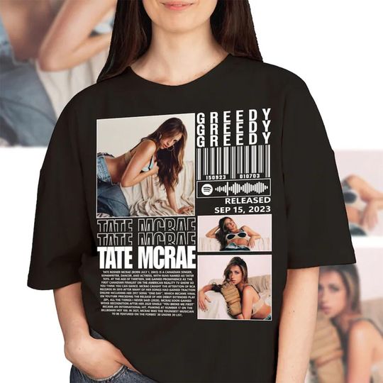 Discover Graphic Tate McRae T-Shirt, Tate McRae The Think Later World Tour 2024 Tour Shirt, Tate McRae Fan Gift Shirt, Tate McRae 2024