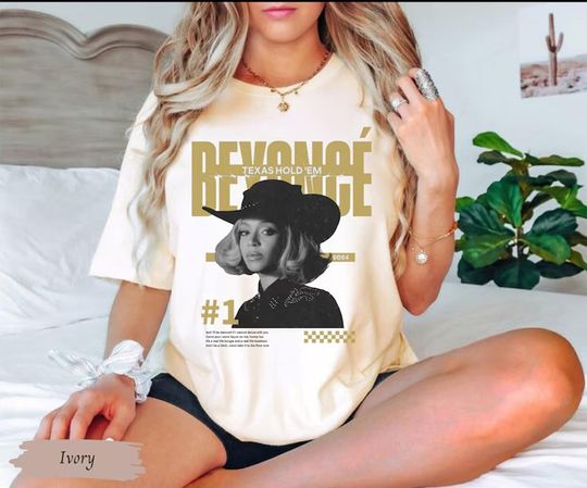 Discover Beyonce Texas hold em t-shirt, Cowboy Carter Beyonce, renaissance tour shirt, beyonce concert tee, Cowboy Carter, beyonce tee