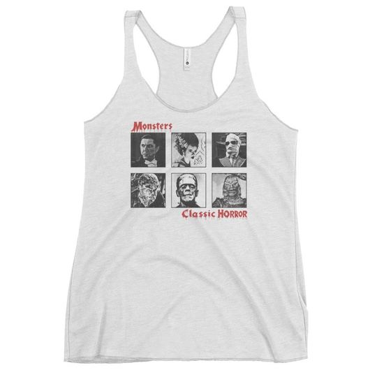 Discover Halloween Tank Top, Classic Horror Monster Tank Top