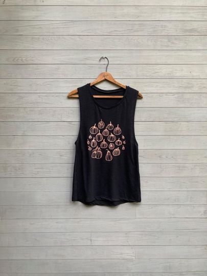 Discover Pumpkin Patch Tank Top, Halloween Shirt, Yoga Tank
