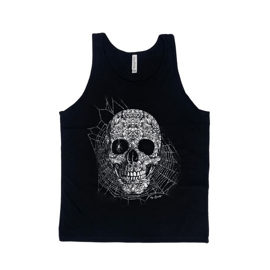 Discover Halloween Tank Top, Men's Tank Top, Unisex Tank Top, Skull Tank Top