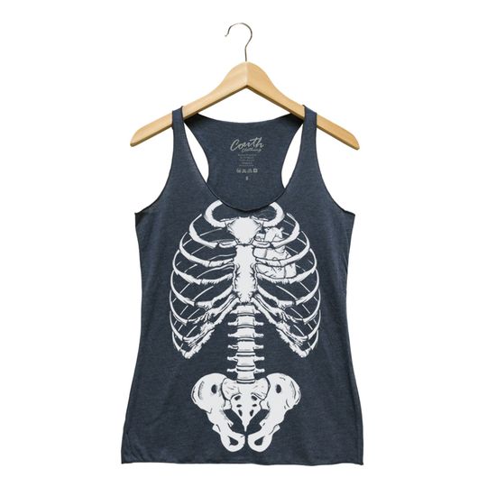 Discover Halloween Shirt - Skeleton Tank Top - Gothic Women Tank Top