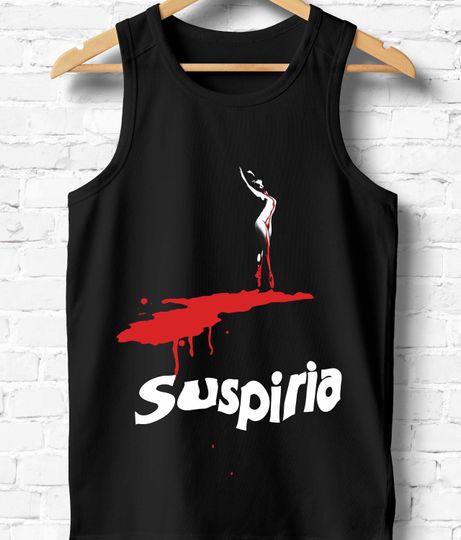 SUSPIRIA T Shirt Giallo, Dark Horror, Gothic, Suspense, Arty Tank Top For Women