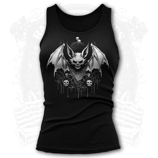 Discover Battle Bat 2 Goth Women's Tank Top
