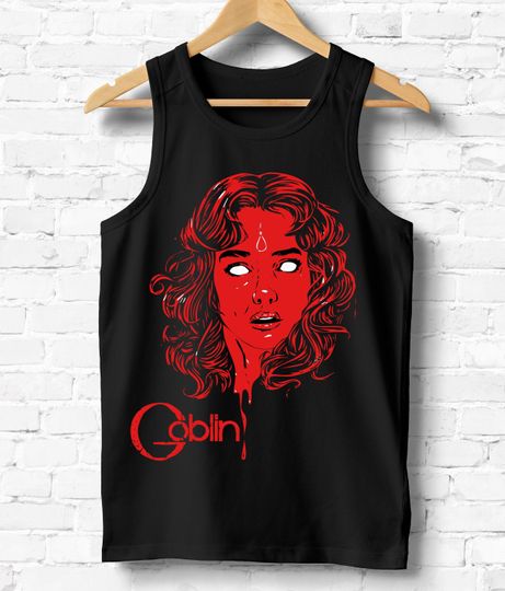 Discover GOBLIN T Shirt Giallo, Dark Italian Horror Film, Suspense, Arty Music Band Tank Top