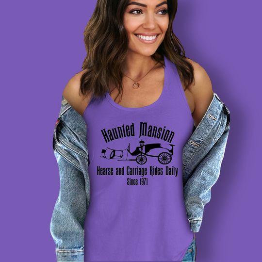 Haunted Mansion tank top for women, Disney Haunted Mansion ride shirt