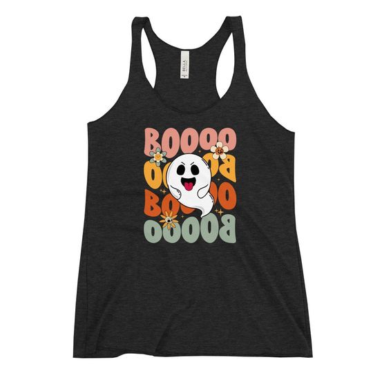 Discover Boo Ghost Racerback Tank