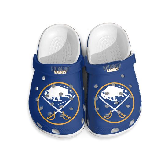 Buffalo Sabres Sandals, Clogs, Toe Sandal Soft Lightweight Footwear Men Women