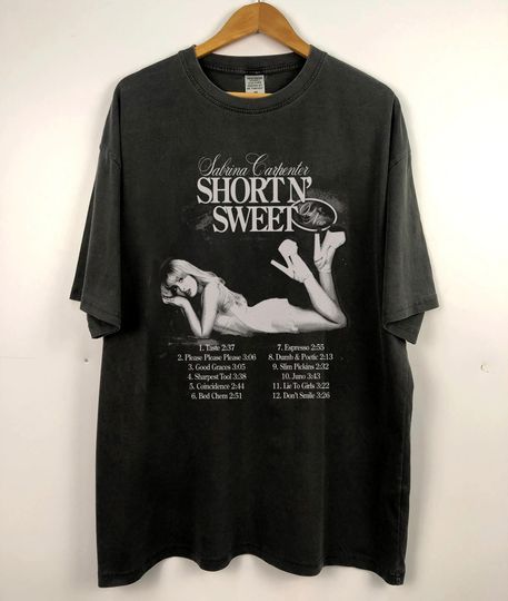 Discover Vintage 90s New Album Sab.Rina shirt, Sab.Rina Music Tour 2024 Shirt, Carpenter Album Shirt, Gift for men women unisex tshirt, Trendy Shirt