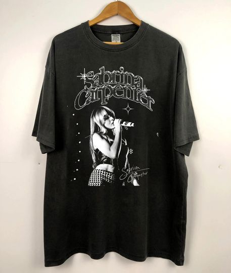 Discover Sab.Rina Vintage 90s Comfort Color Shirt, Sab.Rina Music Tour 2024 Shirt,Carpenter Graphic Shirt, Trendy Shirt, Gift for fan men women shirt