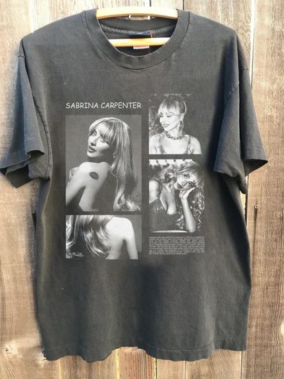 Discover Sab.Rina Vintage 90s Shirt, Sab.Rina Music Tour Shirt, Carpenter Graphic Shirt, Trendy Shirt For 2024, Gift for men women unisex tshirt