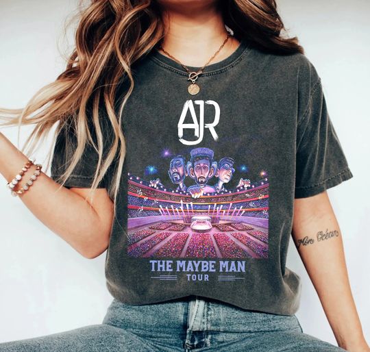 Discover Members Chibi Shirt, A.J.R T-Shirt,The maybe man tour ,  band music  A.J.R Shirt, band rock T-Shirt,  Gift for men women comfort color